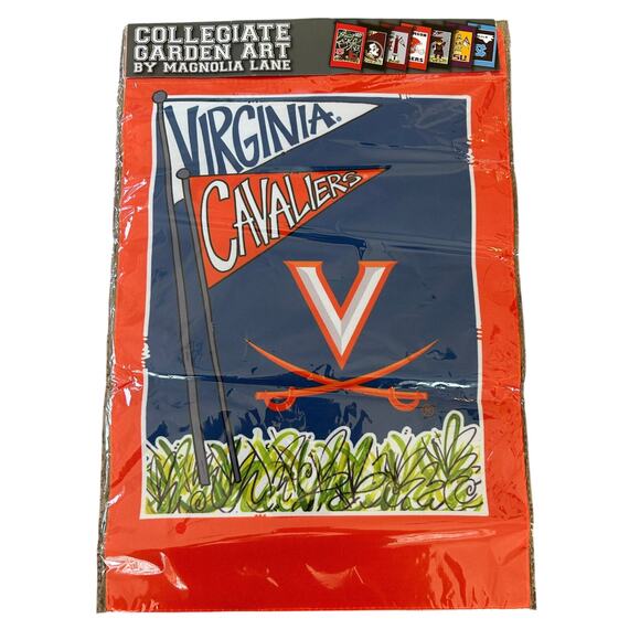 University of Virginia Garden Flag Dorm Wall Decor Yard 12x18" by Magnolia Lane - Picture 1 of 3